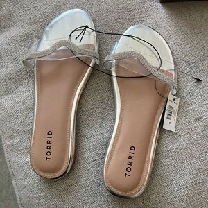 Torrid silver sequin slide WW